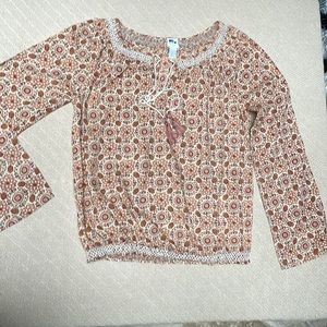 Lucky Brand long sleeve blouse SIZE Large…I do love and take offers!
